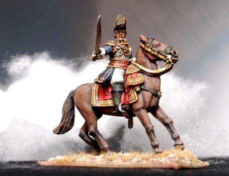 French mounted general of heavy cavarly by Thau