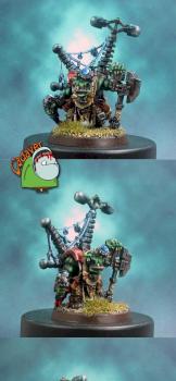 Ork Big Mek with Custom Force Field by Home Of CadaveR