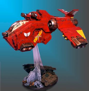 Blood Angels Stormraven by Mr_Johnson