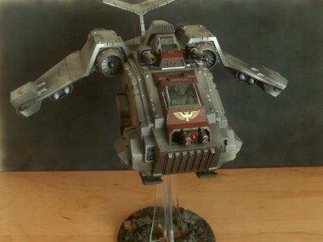 Grey Knights Stormraven Gunship by Ecchi