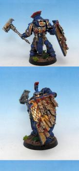 Ultramarines Boarding Marine by Wickedcarrot