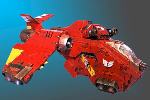 Blood Angels Stormraven by Mr_Johnson