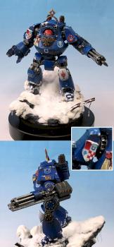 Ultramarines Contemptor Dreadnought - Bronze GDUK 2011 40k Vehicle by CMDante