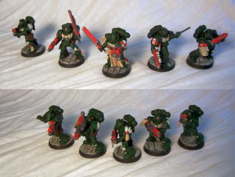 Dark Angels Tactical Squad by roninmodern