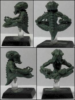 Meditating Cthulhu Priest by Kyte