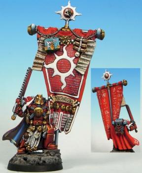 Pre-heresy Thousand Sons Marine, Standard Bearer by QiaoZhong