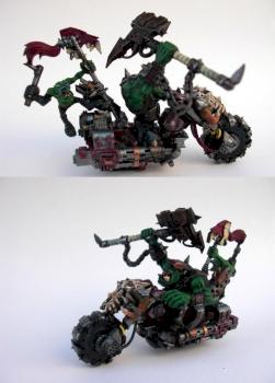 Ork biker nob by chaos877