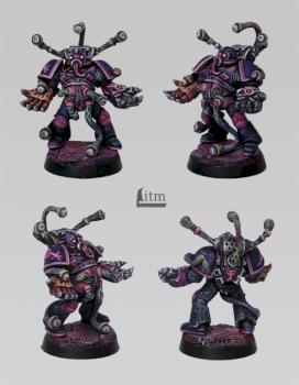 Kvlt ov Slaanesh tentacled space marine by In The Middle