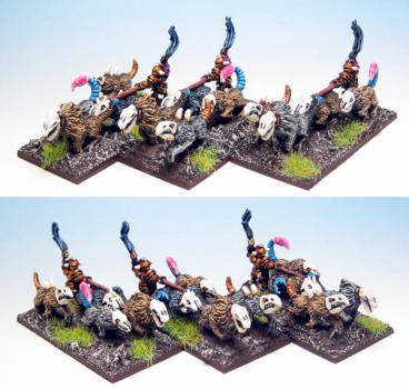 Warmaster (10mm) Chaos Dogs 1 by legdba