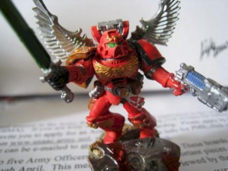 Blood Angel Captain by mr.bman