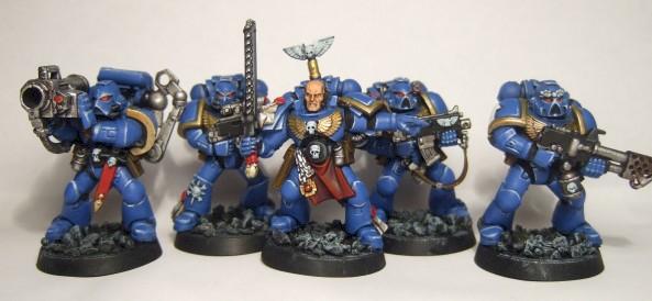 SPACE MARINE TACTICAL SQUAD AOBR by capt mannering