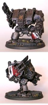 grey knights space marine dreadnought by bamcky2k