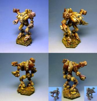 Dimacheri / Saber Sculpt Battletech Mech by shadow cb