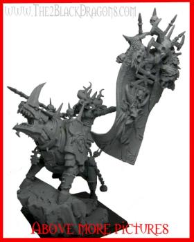 Warhammer fantasy Chaos Dämonen Daemons Herold Khorne by Beowahr