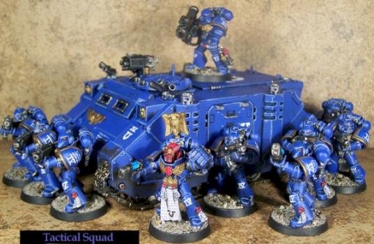 Ultramarines Tactical Squad by blue moon miniatures by bluemoonminiatures