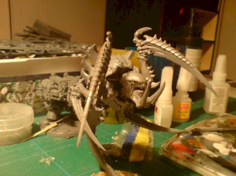 my tyranid ravener by killer bitz