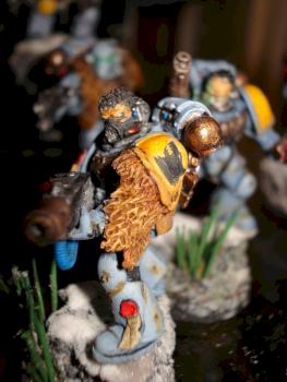 space wolves , grey hunter with melta by quayley