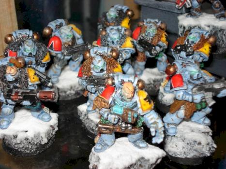 space wolves, grey hunters by quayley