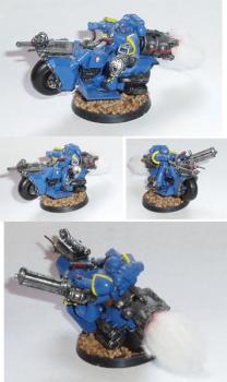 biker with assault cannon by macgyver666