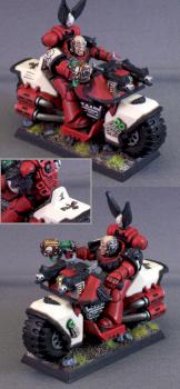 Blood Ravens Biker Commander by FrozenSloth