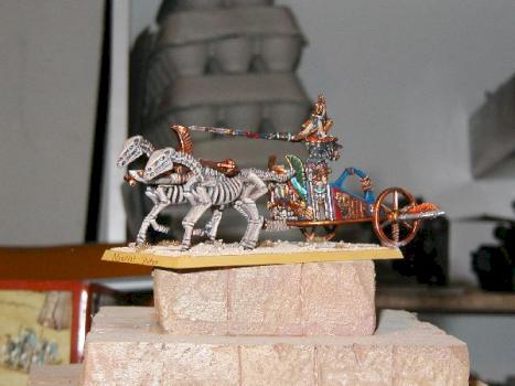 Tomb king in chariot by IG yarrick