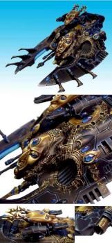 "Last trick of Loyso Pandokhva" eldar Waveserpent by Yellow one