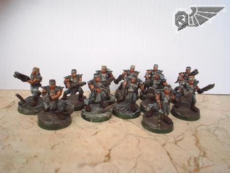 Plastic Necromunda Orlock gangers by Freddy Krueger H