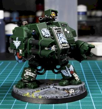 Dark Angels Dreadnought by Ozdarchangel