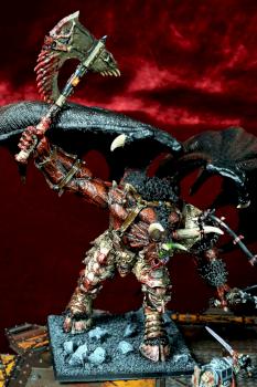 Daemon Lord VS Grey Knights (Complete view of Daemon) by Slydog