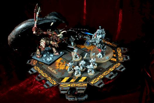 Daemon Lord VS Grey Knights 2nd view by Slydog