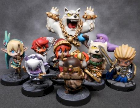 Super Dungeon Explore Heros by StillLifeMiniatures