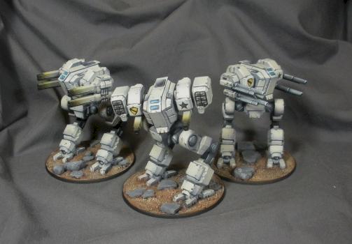 MechaFront Lynx Mechs. All configurations. by Tim from Tau of War