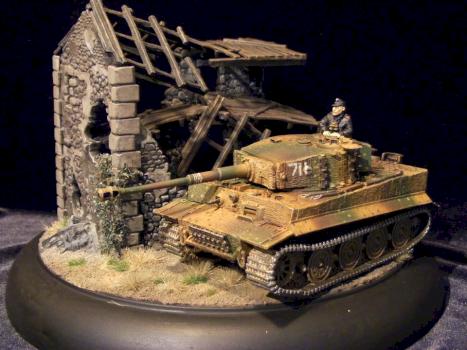 Tiger 1 Diorama (Bolt Action, Warlord Games) by rolling thunder