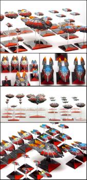 Firestorm Armada - The Directorate Patrol Fleet by AlandilLenard