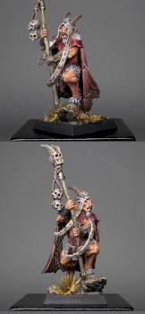 Beastmen Great Bray shaman by Tigershark Infinite