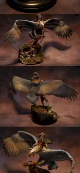 Radagast on Great Eagle by mertaal