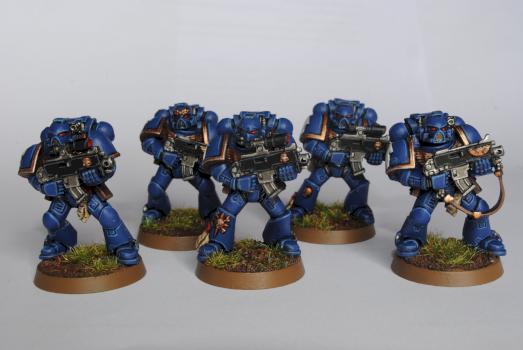 Ultramarines - tactical marines by WyssanWildheart