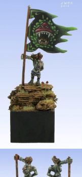 Goblin Standard Bearer by smok