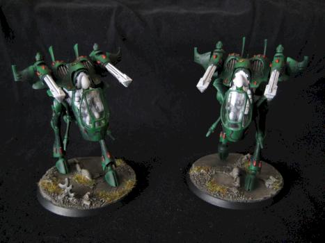 Beil-Tan Eldar War Walkers by pacmanman