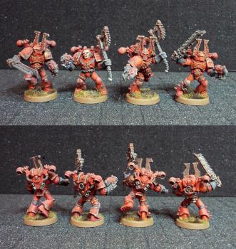 Khorne Berzerkers by izzy_40k_painting