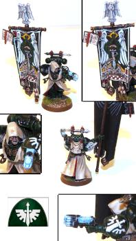 Dark Angels Standard Bearer by D Young