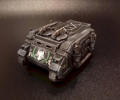 Warhammer30k HH Raven Guard Rhino by Sova