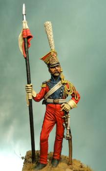 Dutch lancier of imperial guard by Thau