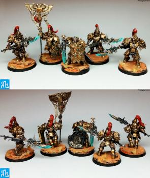 Legio Custodes / Custodians squad by HooY