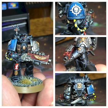 Deathwatch veteran from the Novamarines chapter by DarianZG