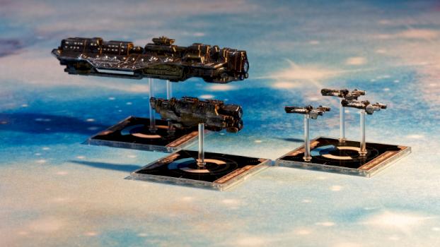 Halo Fleet Battles: UNSC assorted ships by Farydia