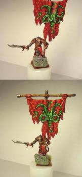 Skaven Battle Standard Bearer (conversion) by pesa