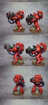 Blood Angels Devastators- plasma cannons by izzy_40k_painting