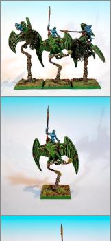 Warhammer Lizardmen Terradons unit by Razz