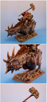 Ogre War Rhino Rider by dr willetts workshop